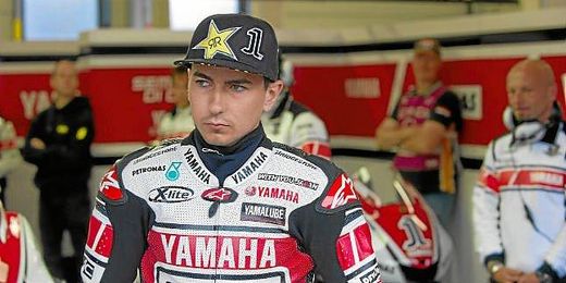 Jorge Lorenzo durante un entrenamiento. Jorge Lorenzo durante un entrenamiento.
