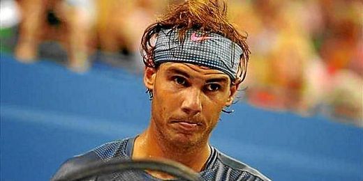 Rafa Nadal, durante un partido de este año. Rafa Nadal, durante un partido de este año.