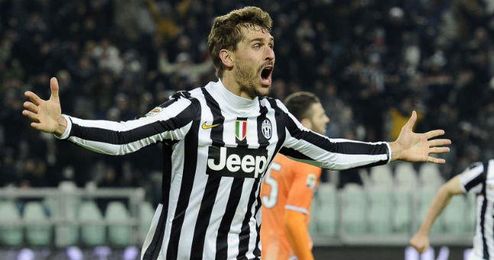 Fernando Llorente festeja un gol con la Juventus. Fernando Llorente festeja un gol con la Juventus.