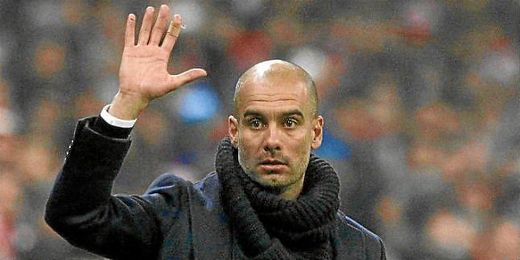Pep Guardiola el pasado martes. Pep Guardiola el pasado martes.