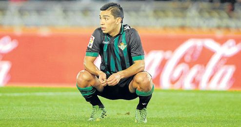 Lolo Reyes, desolado tras caer en Anoeta. Lolo Reyes, desolado tras caer en Anoeta.