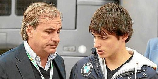 Carlos Sáinz confía en el futuro deportivo de su hijo. Carlos Sáinz confía en el futuro deportivo de su hijo.