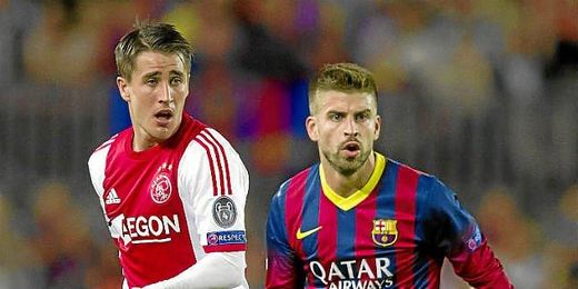 Bojan Krkic, ante el Barcelona en Liga de Campeones. Bojan Krkic, ante el Barcelona en Liga de Campeones.