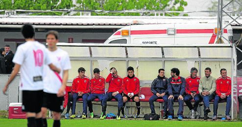 El Sevilla Atlético, en la imagen, durante un encuentro de Liga, ha sufrido hasta el final para lograr la salvación. El Sevilla Atlético, en la imagen, durante un encuentro de Liga, ha sufrido hasta el final para lograr la salvación.