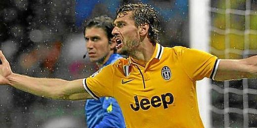 Llorente en un partido de la Serie A con la Juventus Llorente en un partido de la Serie A con la Juventus
