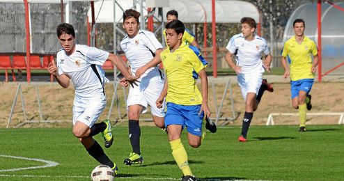 Imagen de un partido del Sevilla juvenil de esta temporada. Imagen de un partido del Sevilla juvenil de esta temporada.