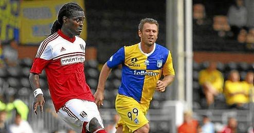 Derek Boateng, en un amistoso con el Fulham. Derek Boateng, en un amistoso con el Fulham.