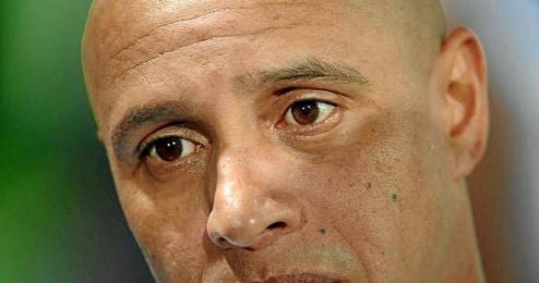Roberto Carlos, durante una comparecencia pública. Roberto Carlos, durante una comparecencia pública.