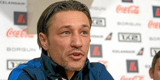 Kovac durante la rueda de prensa previa al partido inaugural del Mundial. Kovac durante la rueda de prensa previa al partido inaugural del Mundial.