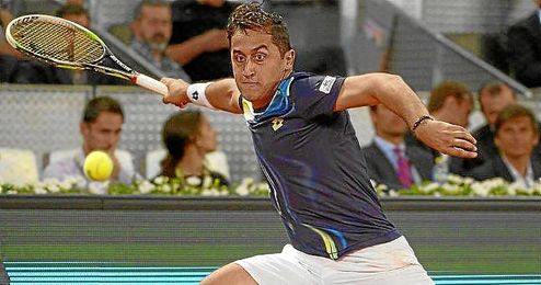 Almagro, durante el último Masters 1000 de Madrid. Almagro, durante el último Masters 1000 de Madrid.