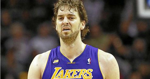 Pau Gasol durante su etapa en los Lakers Pau Gasol durante su etapa en los Lakers