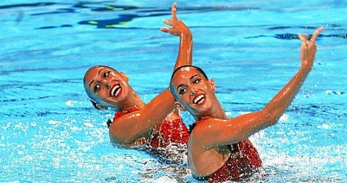 Marga Crespí, a la izquierda, y Ona Carbonell en el Mundial de Barcelona 2013. Marga Crespí, a la izquierda, y Ona Carbonell en el Mundial de Barcelona 2013.