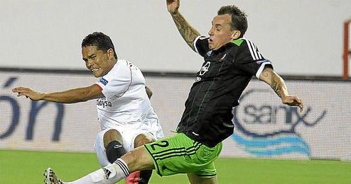 El delantero suma 27 partidos europeos con el Sevilla. El delantero suma 27 partidos europeos con el Sevilla.