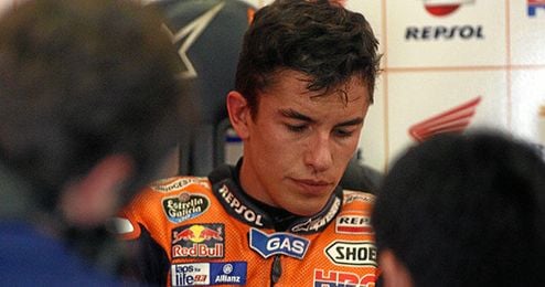 Marc Márquez también recibió insultos. Marc Márquez también recibió insultos.