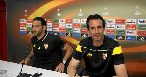 Emery Rami, en sala de prensa. Emery Rami, en sala de prensa.