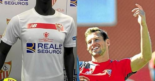 A Krychowiak no le gusta la camiseta del Sevilla para la final de Copa A Krychowiak no le gusta la camiseta del Sevilla para la final de Copa