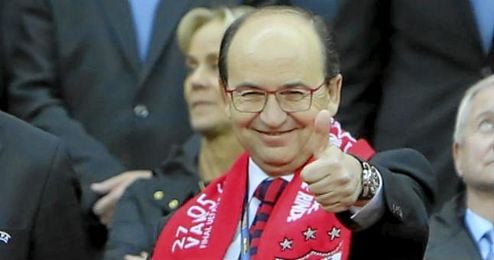 José Castro, presidente del Sevilla. José Castro, presidente del Sevilla.