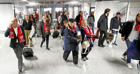 Se repetirán imágenes como esta del viaje a Varsovia. Se repetirán imágenes como esta del viaje a Varsovia.