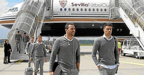 El Sevilla ya está en Suiza. El Sevilla ya está en Suiza.