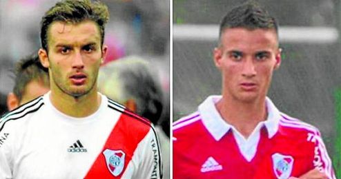 Germán Pezzella (izquierda) y Emanuel Mammana, canteranos de River. Germán Pezzella (izquierda) y Emanuel Mammana, canteranos de River.