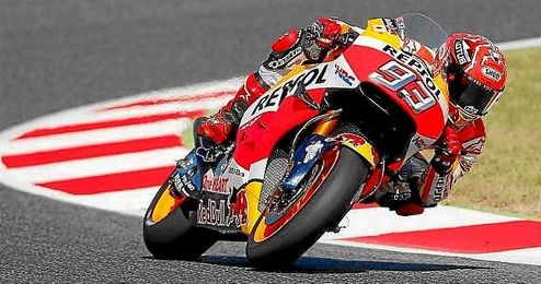 Márquez ha sido el más rápido en la calificación de Montmeló. Márquez ha sido el más rápido en la calificación de Montmeló.