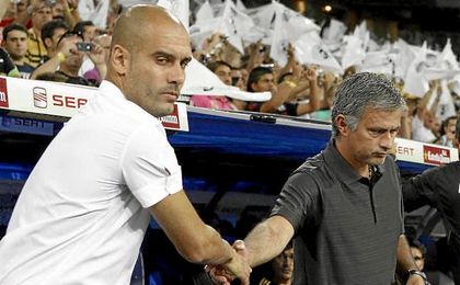 Guardiola y Mourinho pondrán el morbo al campeonato británico. Guardiola y Mourinho pondrán el morbo al campeonato británico.