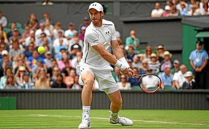 Murray durante el encuentro Murray durante el encuentro