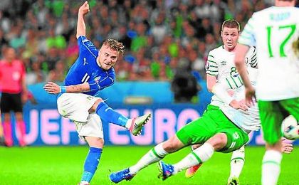 Ciro Immobile, sin minutos ante España, está en cuartos de la Eurocopa con la selección italiana. Ciro Immobile, sin minutos ante España, está en cuartos de la Eurocopa con la selección italiana.