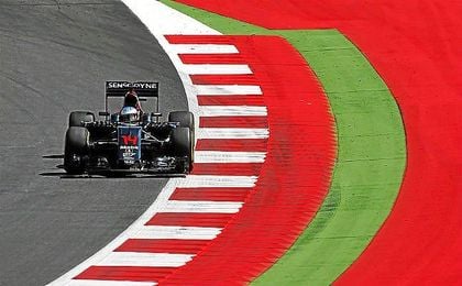 Fernando Alonso en el Red Bull Ring. Fernando Alonso en el Red Bull Ring.
