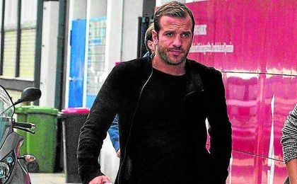 Rafael van der Vaart, accediendo el pasado fin de semana al MCH Arena de Herning. Rafael van der Vaart, accediendo el pasado fin de semana al MCH Arena de Herning.