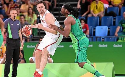 Pau Gasol volvió a ser el mejor de España. Pau Gasol volvió a ser el mejor de España.