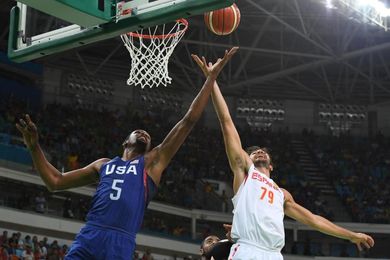 Durant y Gasol, los líderes de sus equipos. Durant y Gasol, los líderes de sus equipos.