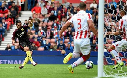 El delantero sanluqueño estrenó su cuenta goleadora en la Premier League. El delantero sanluqueño estrenó su cuenta goleadora en la Premier League.