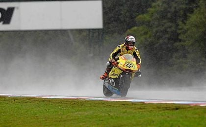 "Estaba entrenando con la 100cc y he tenido un caída", ha comentado el piloto. "Estaba entrenando con la 100cc y he tenido un caída", ha comentado el piloto.