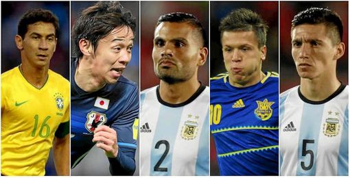 Ganso, Kiyotake, Mercado, Kono y Kranevitter tendrían largos viajes. Ganso, Kiyotake, Mercado, Kono y Kranevitter tendrían largos viajes.