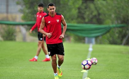 Ganso, durante un entrenamiento. Ganso, durante un entrenamiento.