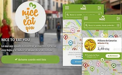 ´Nice To Eat You´, la app para reducir el desperdicio de alimentos. ´Nice To Eat You´, la app para reducir el desperdicio de alimentos.