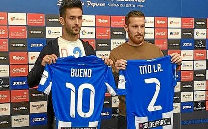 Presentación de Bueno y Tito con el Leganés. Presentación de Bueno y Tito con el Leganés.