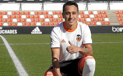 Orellana: "Lo único que quería era venir al Valencia" Orellana: "Lo único que quería era venir al Valencia"