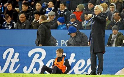 Ranieri, en el partido ante el Swansea. Ranieri, en el partido ante el Swansea.