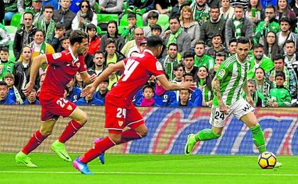 Rubén sumó ante el Sevilla su sexto partido consecutivo sin marcar. Lince. Rubén sumó ante el Sevilla su sexto partido consecutivo sin marcar. Lince.