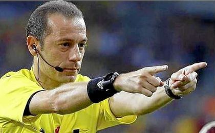 El turco Cuneyt Çakir arbitrará al Real Madrid en Nápoles El turco Cuneyt Çakir arbitrará al Real Madrid en Nápoles