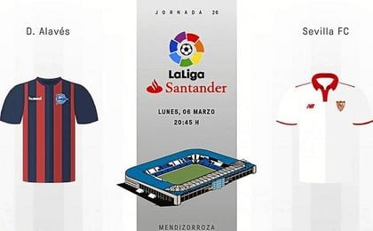 Sigue aquí el Alavés-Sevilla en directo Sigue aquí el Alavés-Sevilla en directo