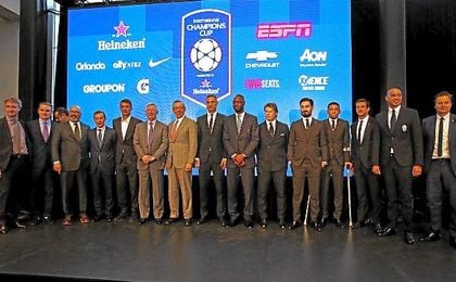 Barcelona, Manchester U. y Real Madrid, protagonistas del torneo en EE.UU. Barcelona, Manchester U. y Real Madrid, protagonistas del torneo en EE.UU.