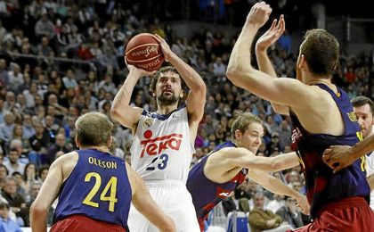 Llull volvió a ser de los protagonistas. Llull volvió a ser de los protagonistas.