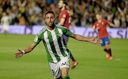 Rafa Navarro rindió a gran nivel frente a Osasuna. Rafa Navarro rindió a gran nivel frente a Osasuna.
