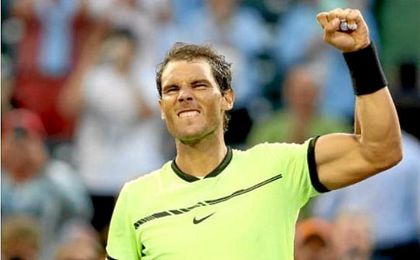 Nadal supera sin problemas a Sela en su debut en Miami Nadal supera sin problemas a Sela en su debut en Miami
