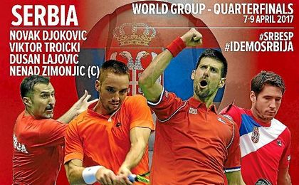 Djokovic liderará a Serbia en el duelo ante una España sin Nadal. Djokovic liderará a Serbia en el duelo ante una España sin Nadal.