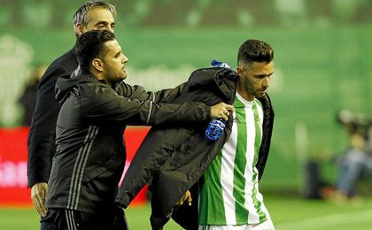 Rubén ya salió contrariado en el partido contra Osasuna. Rubén ya salió contrariado en el partido contra Osasuna.