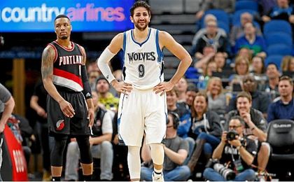 Ricky Rubio roza el 'triple-doble' y echa una mano a los Nuggets de Juancho Ricky Rubio roza el 'triple-doble' y echa una mano a los Nuggets de Juancho
